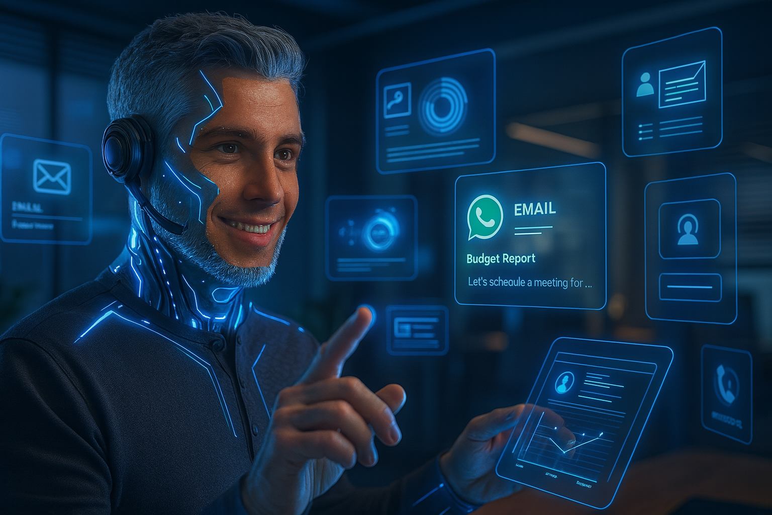 Digitale Mitarbeiter im Einsatz