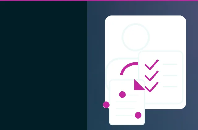 Neue Mitarbeiterin vor Laptop mit Onboarding-Checkliste und Begrüßungsnachricht