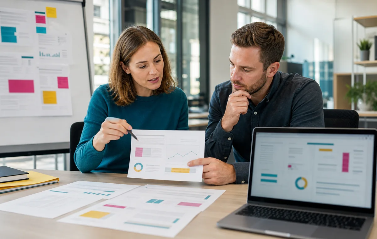 Qualitätsmanagement mit Feedbackkarten, Maßnahmenliste und Prozessnotizen